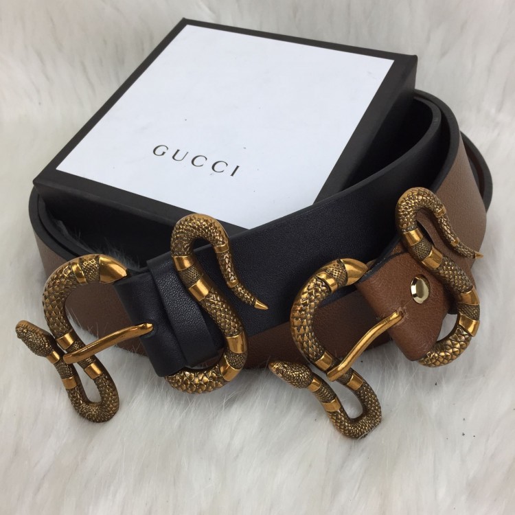 GUCCİ BELT GOLD SNAKE